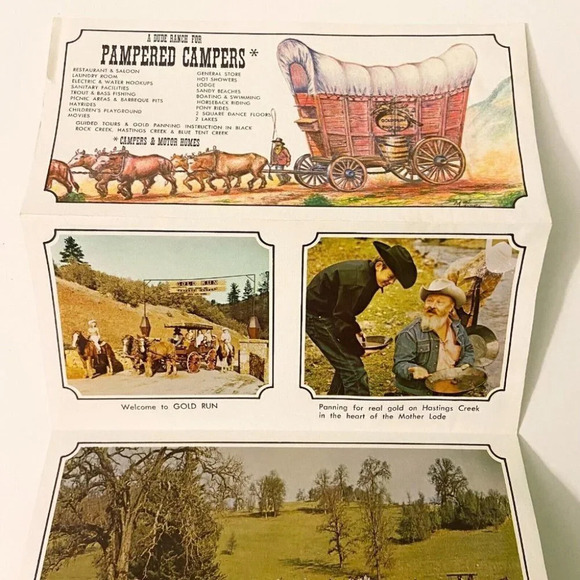 Vintage 1970s Dude Ranch For Pampered Campers Motor Homes California Brochure - Picture 5 of 12